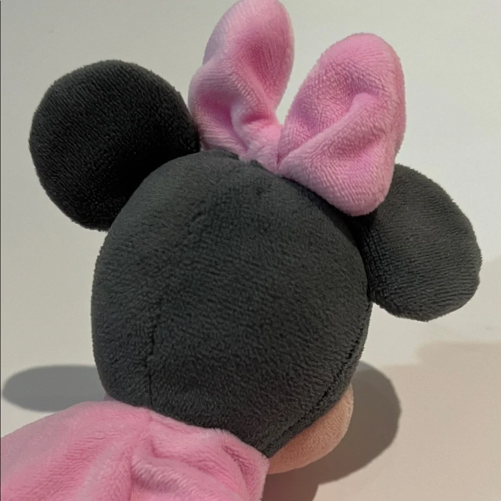 Disney Baby Minnie Mouse Pink Lovey Security Blanket 15”